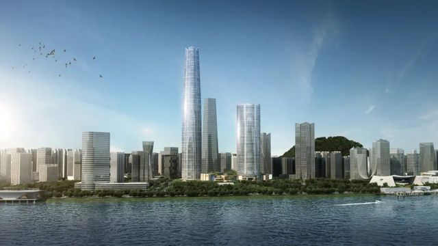 418米！浙江未来第一高楼“青山全球总部”新进展(图2)
